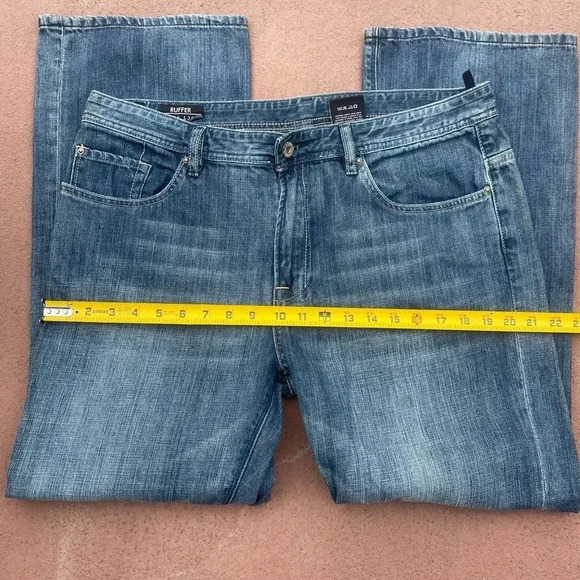Buffalo David Bitton intentionally distressed Ruffer-X straight leg Jean… - Picture 8 of 11